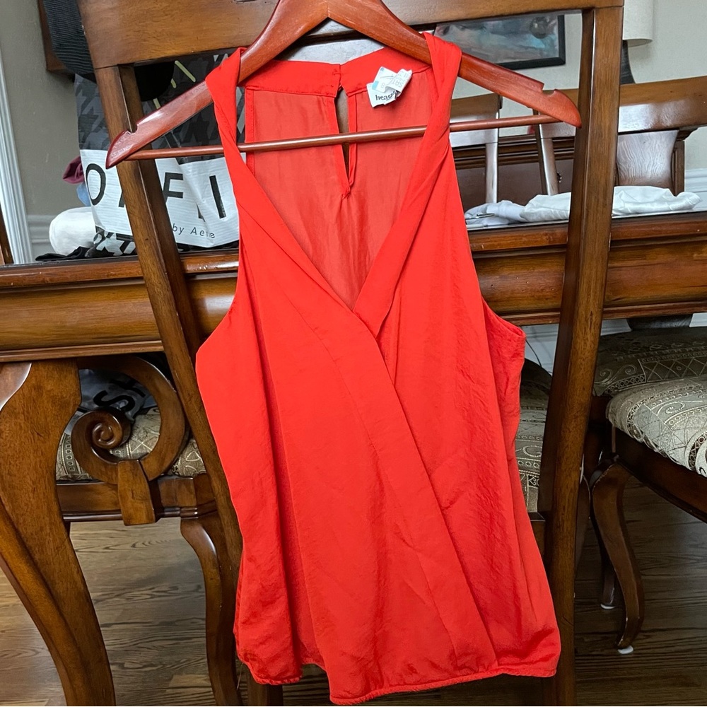 Heartloom red tank blouse